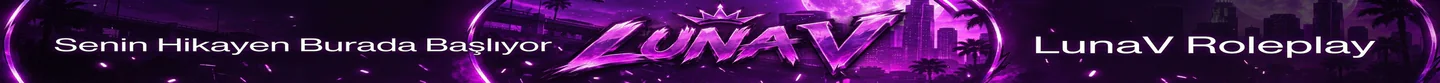 LunaV ROLEPLAY NON-WHITELIST #BANAFFI FiveM server banner