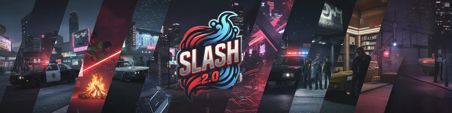 Slash RolePlay 2.0💙 | NON-WL🎮 | Cayo Perico🌴 | Volné Frakce👨💼 FiveM server banner