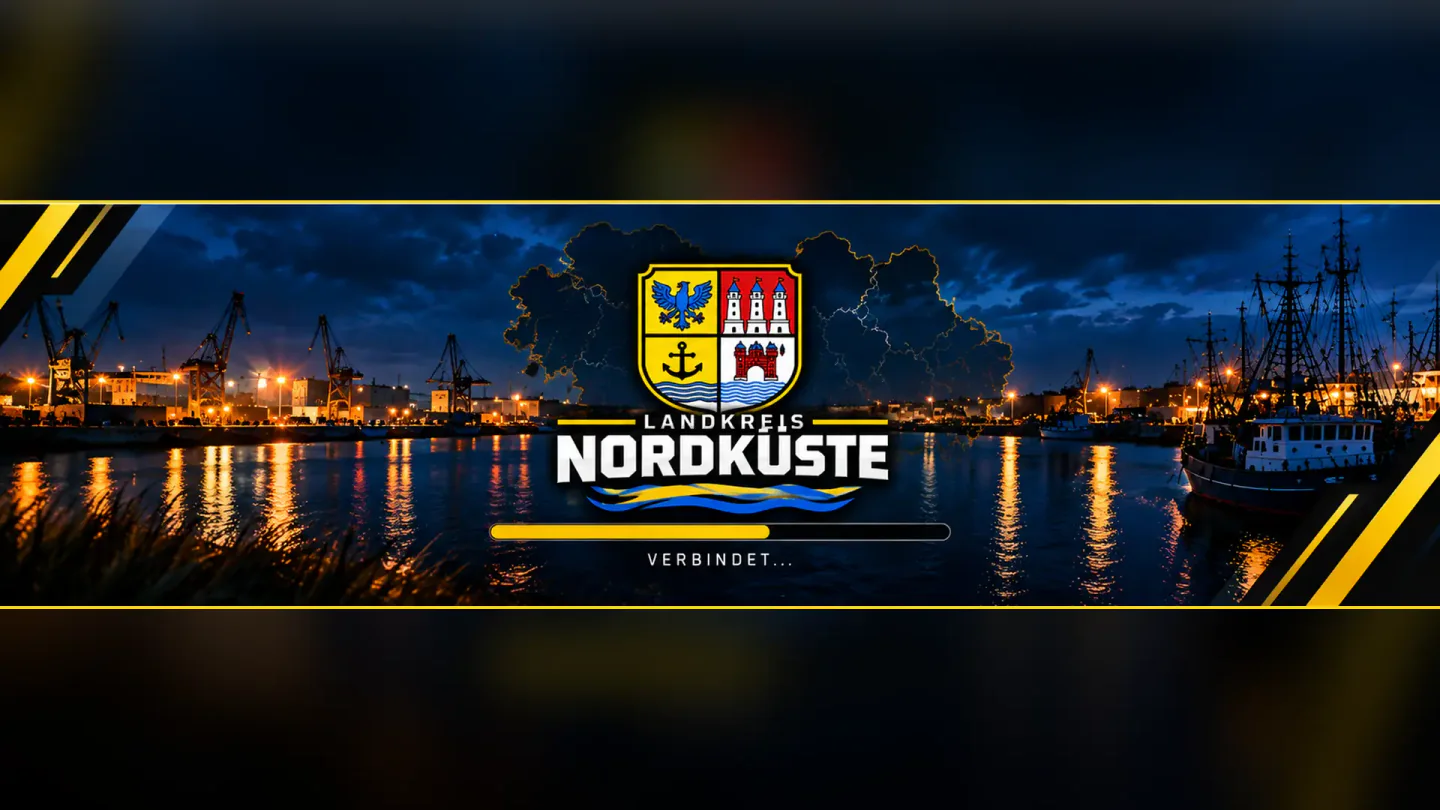 ^Nordfriesland Roleplay | Anfängerfreundlich | Ingamevoice🔊 | Rettungsdienst🚑 | Polizei🚓 | Feuerwehr🚒 | Gratis Fraktionen🏬 FiveM server banner