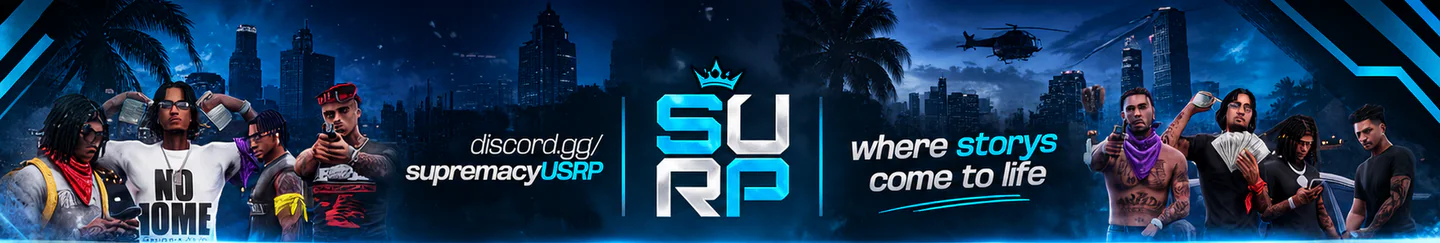 🔵 Supremacy Roleplay | Custom TMC | Serious RP FiveM server banner