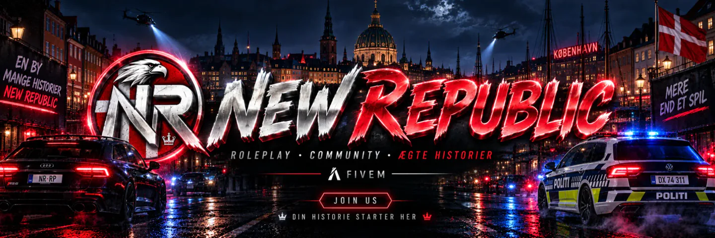New Republic DK FiveM server banner
