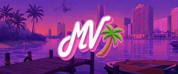 🌴 MIAMI VICE RP 🌴 | 🚗 Vehículos VIP | 💼 Trabajos Exclusivos | 🗺️ Mapeos Originales | ⚙️ Scripts Funcionales | ⚖ Economia Realista FiveM server banner