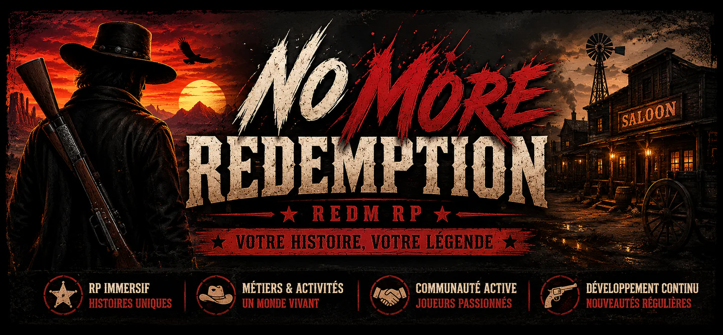 No More Redemption - VPS FiveM server banner