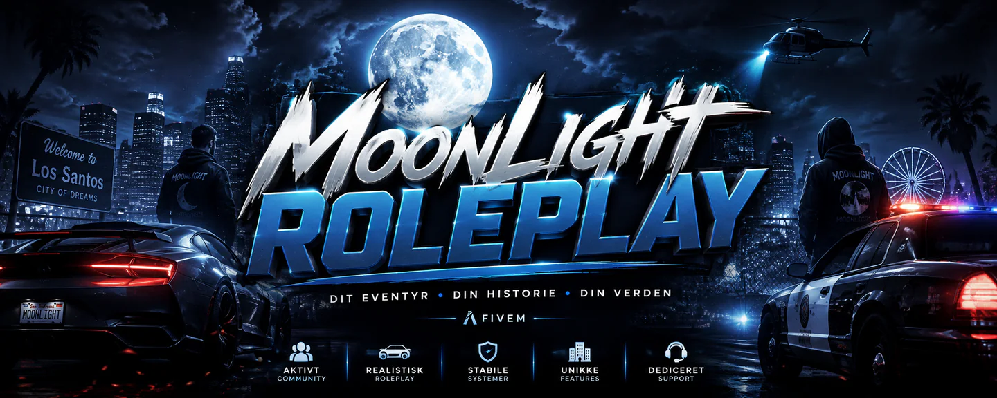 MoonLightRP FiveM server banner